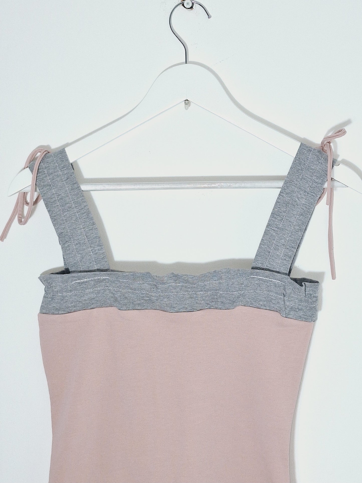Stella top grey and pink