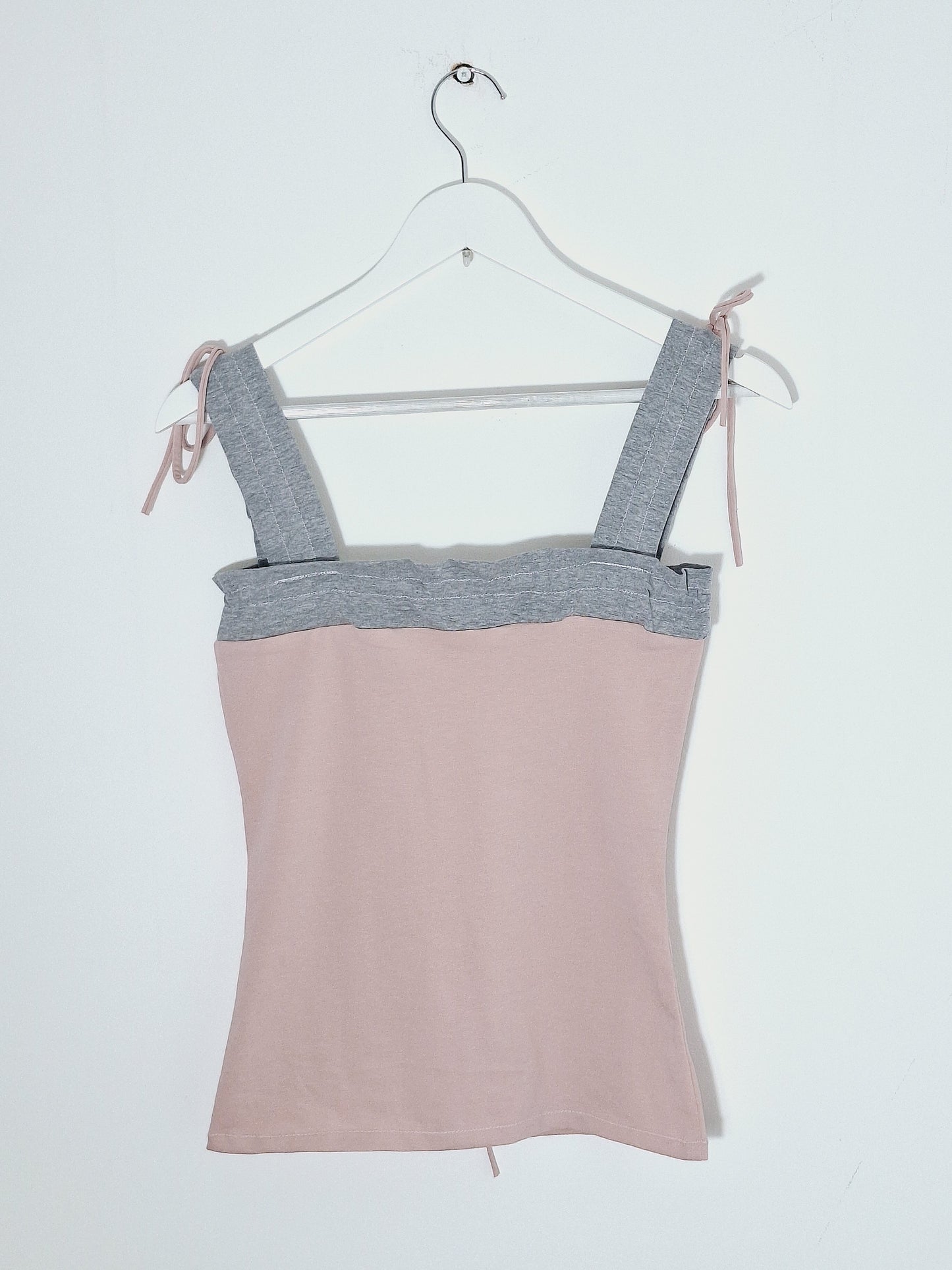 Stella top grey and pink