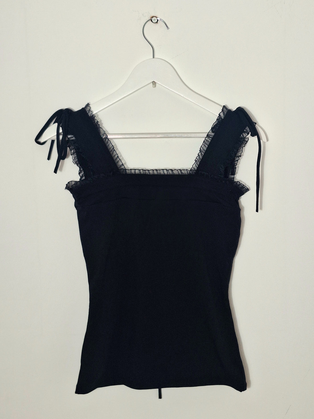Top black with black lace