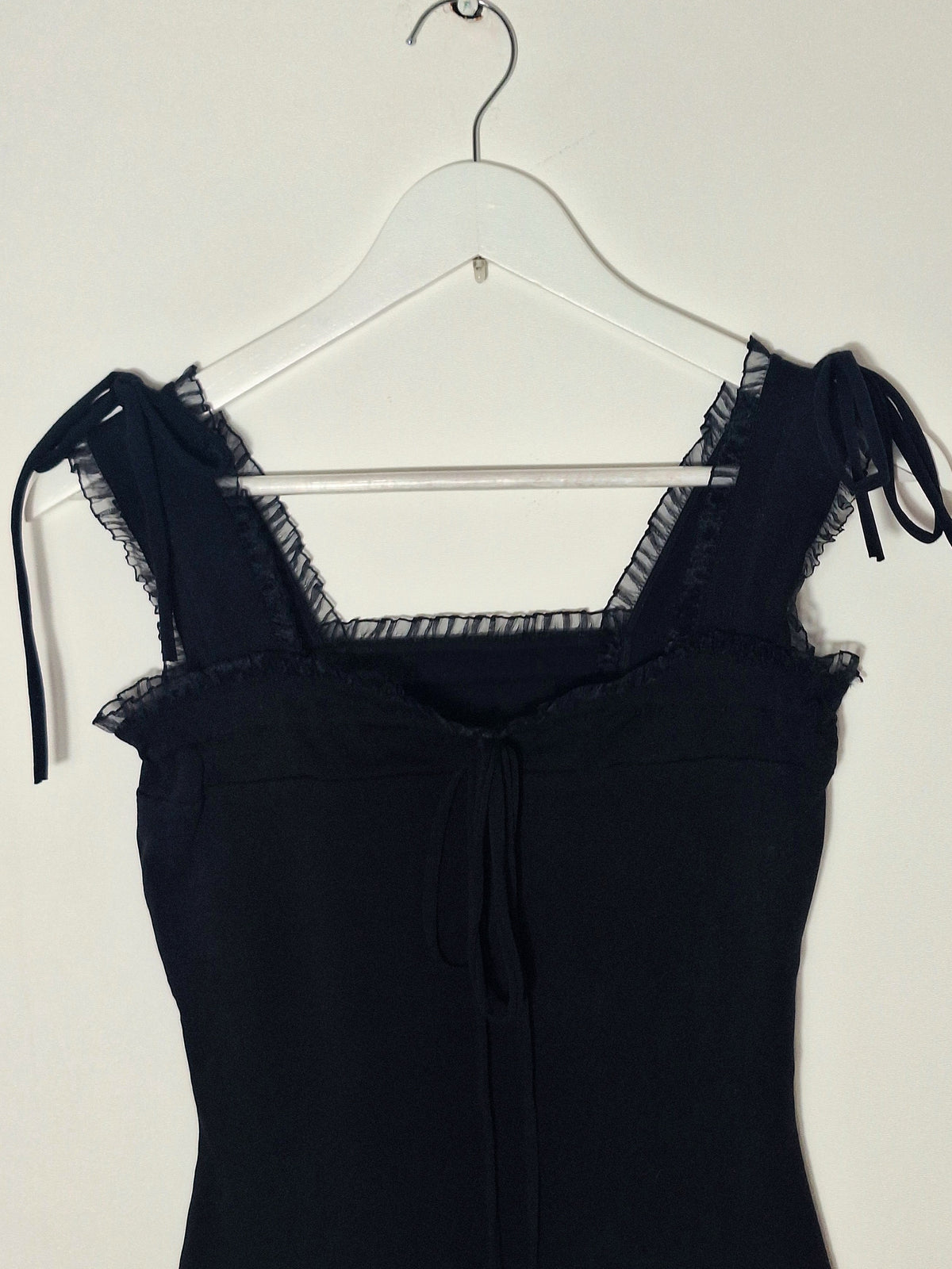 Top black with black lace
